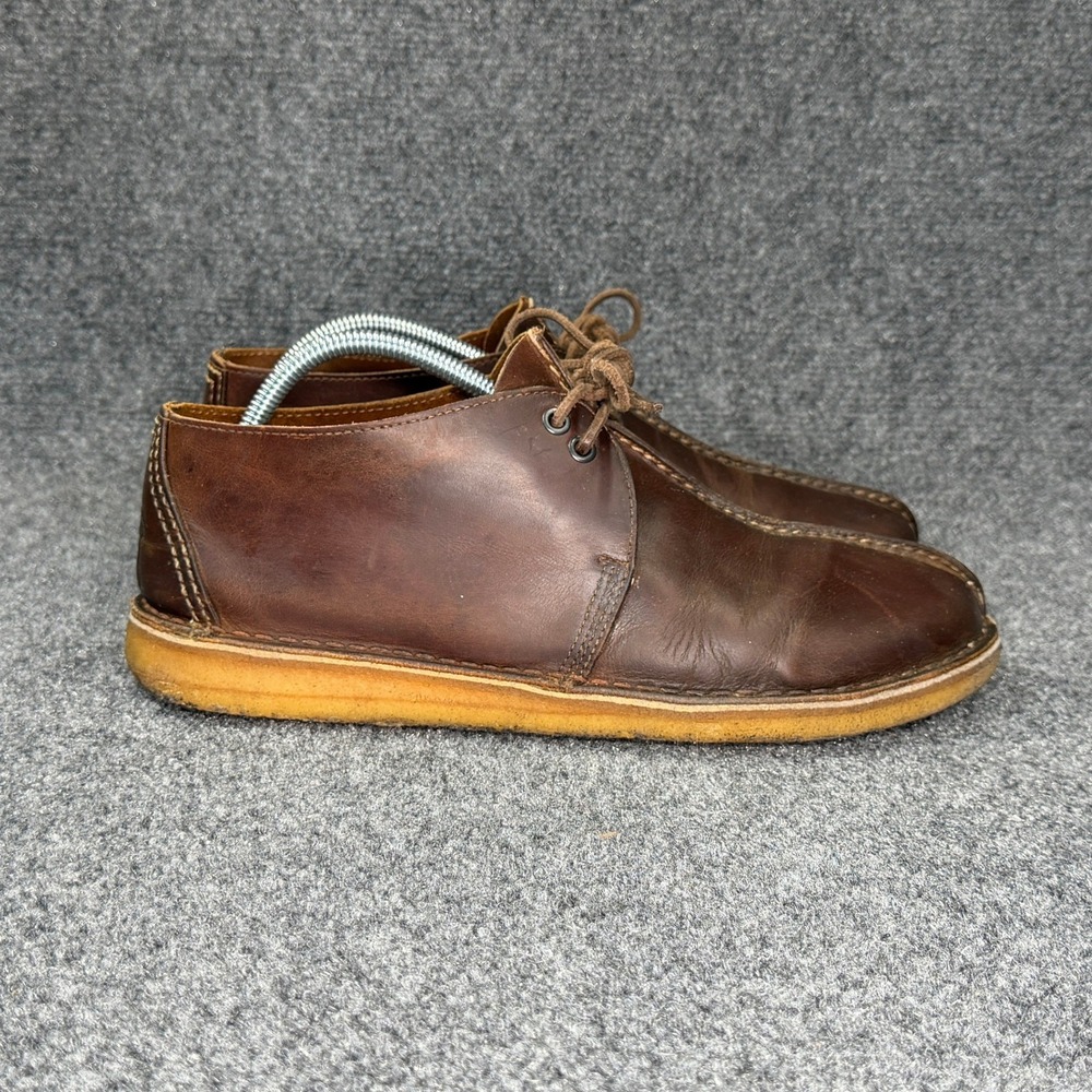 Clarks Desert Trek Chukka‎ Boots Men's 11.5 Brown Leather Classic Original Shoes
